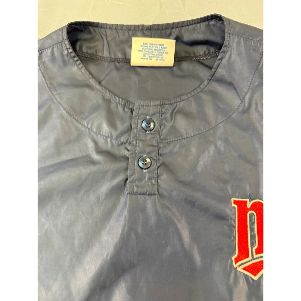 Vintage MLB Diamond Collection Minnesota Twins Navy Windbreaker Pullover Mens L